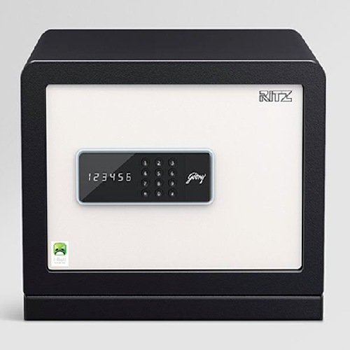 Premium Digital Home Locker Black And Ivory Finish Sturdy CRCA Steel Manufacturers, Authorised Dealers in Rajiv Chowk